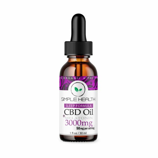 CBD oil with melatonin 15% 30ml Simple Health
